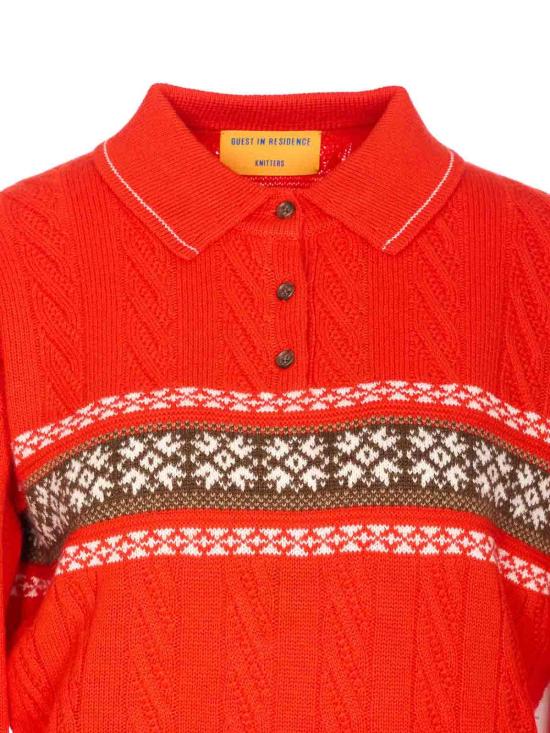 26SS 게스트 인 레지던스 폴로 티셔츠 W38719CMCHILCO Red - GUEST IN RESIDENCE