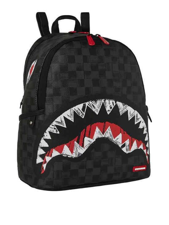 26SS 스프레이그라운드 백팩 B8226SCRIBBLESHARKSAVAGE Black - SPRAYGROUND