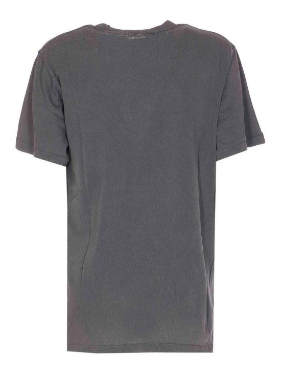 26SS 애니빙 반팔 티셔츠 A0811713WBL1 Grey - ANINE BING