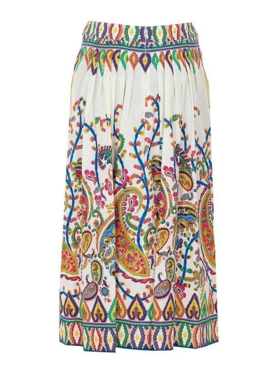 26SS 에트로 미디 스커트 WRFA011299SP5I0X0800 White - ETRO