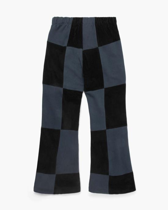  레스 티엔 스트레이트 팬츠 레 티엔 패치워크 벨보텀  블랙 - LES TIEN