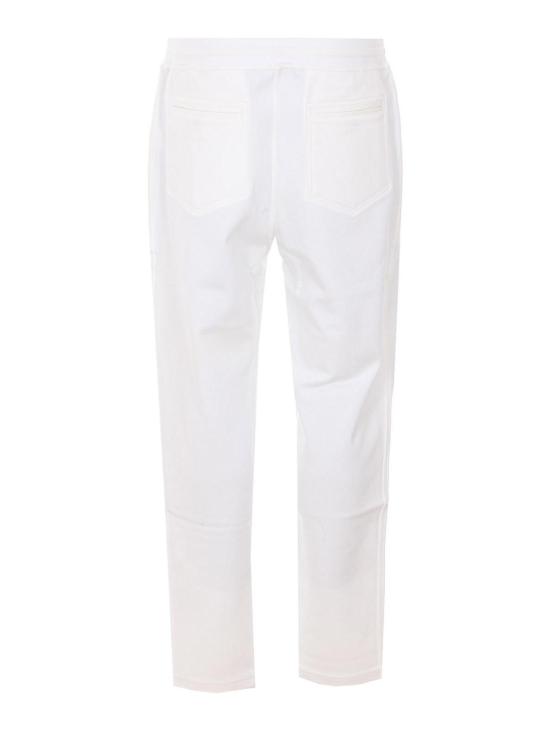 26SS 브루넬로 쿠치넬리 스트레이트 팬츠 MW8633243GC7220 White - BRUNELLO CUCINELLI