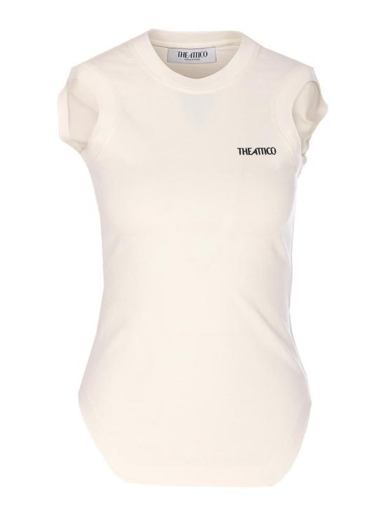 26SS 디 아티코 민소매 티셔츠 260WCN00003JJJ025AA001 White