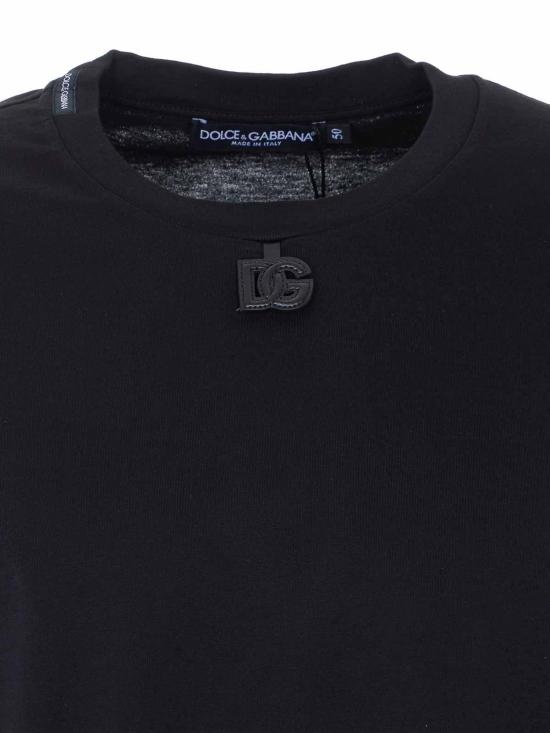 26SS 돌체앤가바나 반팔 티셔츠 G8PN9ZG7PXSN0000 Black - DOLCE & GABBANA