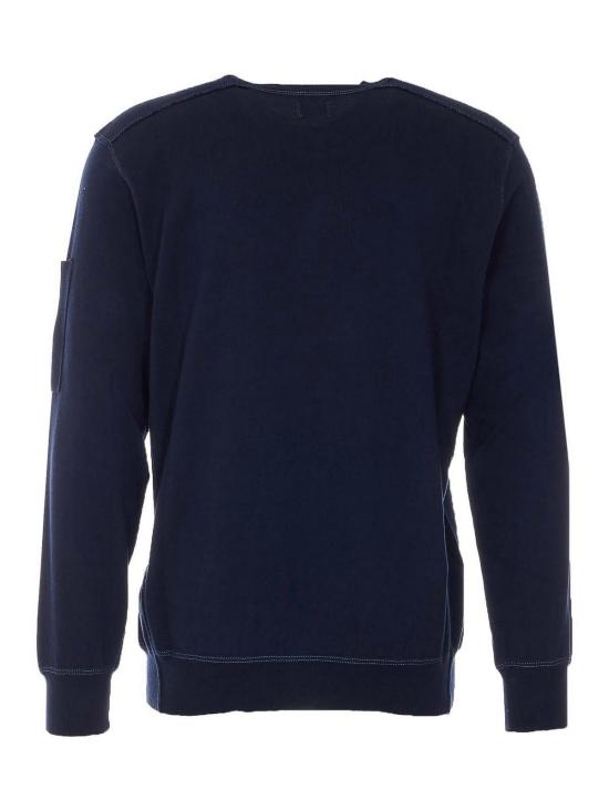 26SS 씨피 컴퍼니 코튼 씨 아일랜드 크루넥 렌즈 스웨터 20CMKN102A110560A888 Blue - C.P. COMPANY