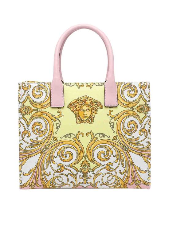 26SS 베르사체 라 메두사 바로코 프린티드 스몰 토트백 10058611A171485PD4V Nude Neutrals - VERSACE