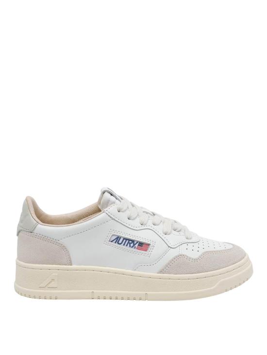 26FW 오트리 메달리스트 로우 레더 스니커즈 AULWLS14 WHITE