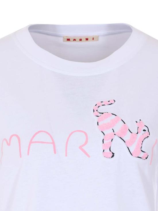 26SS 마르니 반팔 티셔츠 THJE0293S3USCY84LOW01 White - MARNI