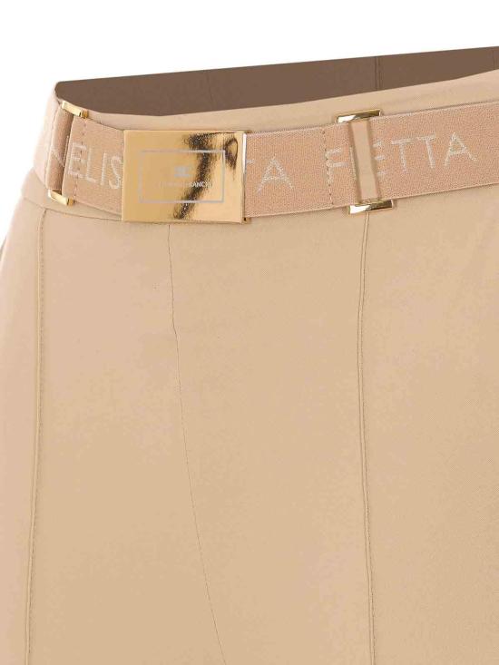  엘리자베타프랜치 스트레이트 팬츠 PA13261E2470 Beige - ELISABETTA FRANCHI