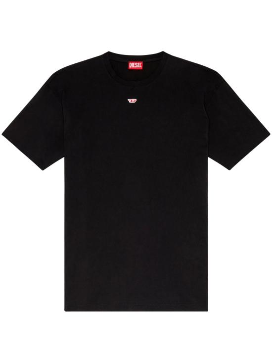 25FW 디젤 D 패치 자수 티셔츠 A149290GRAI 9XX