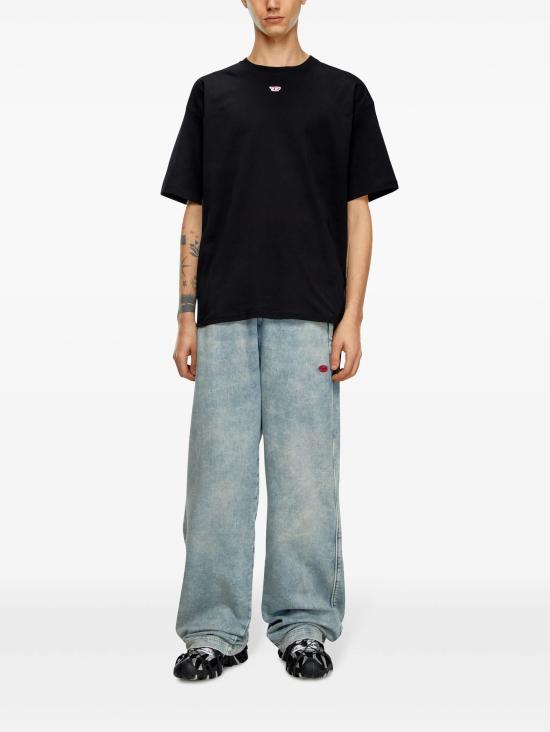 25FW 디젤 D 패치 자수 티셔츠 A149290GRAI 9XX - DIESEL