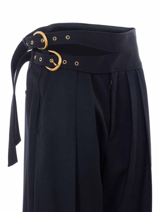 26SS 끌로에 스트레이트 팬츠 26SPA08067001 Black - CHLOE