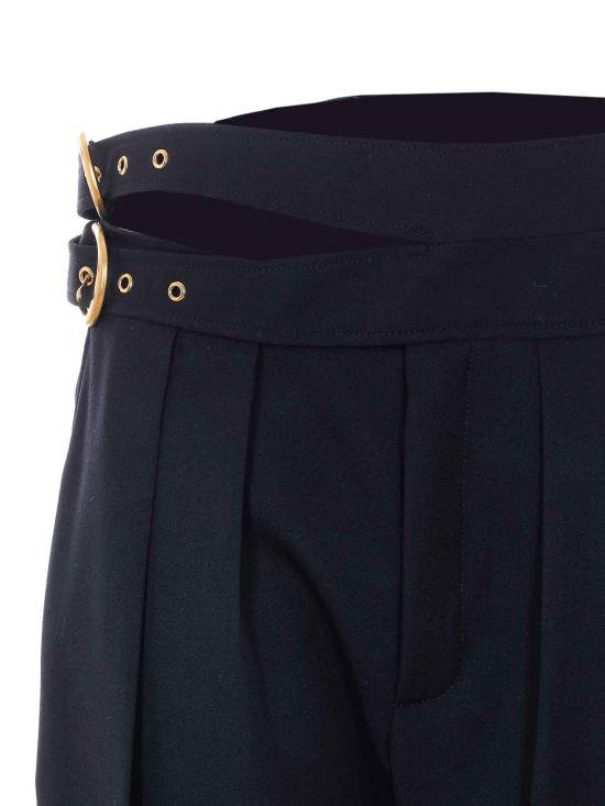 26SS 끌로에 스트레이트 팬츠 26SPA08067001 Black - CHLOE