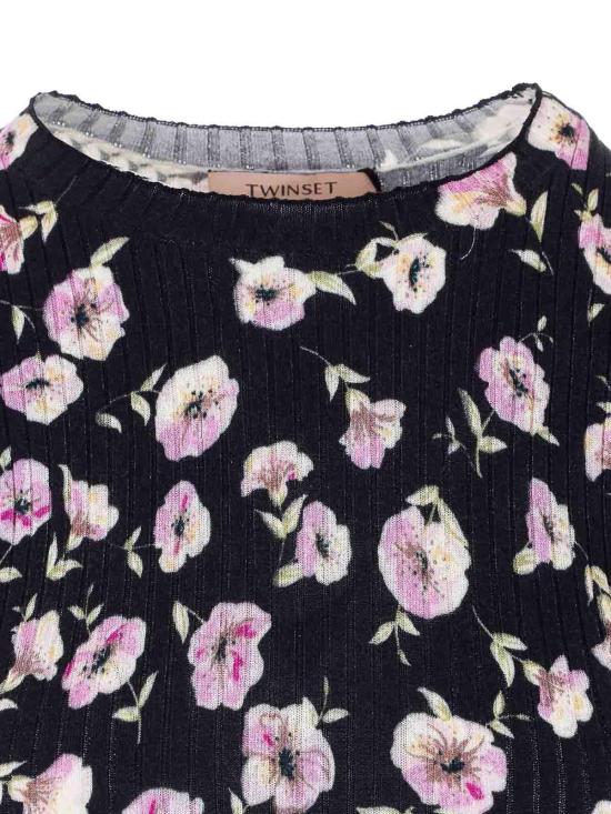 27SS 트윈셋 반팔 티셔츠 261TP346013409 Black - TWINSET