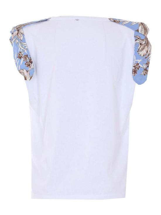 26SS 리우조 반팔 티셔츠 WA6201J6308P9551 White - LIU JO