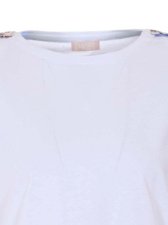 26SS 리우조 반팔 티셔츠 WA6201J6308P9551 White - LIU JO