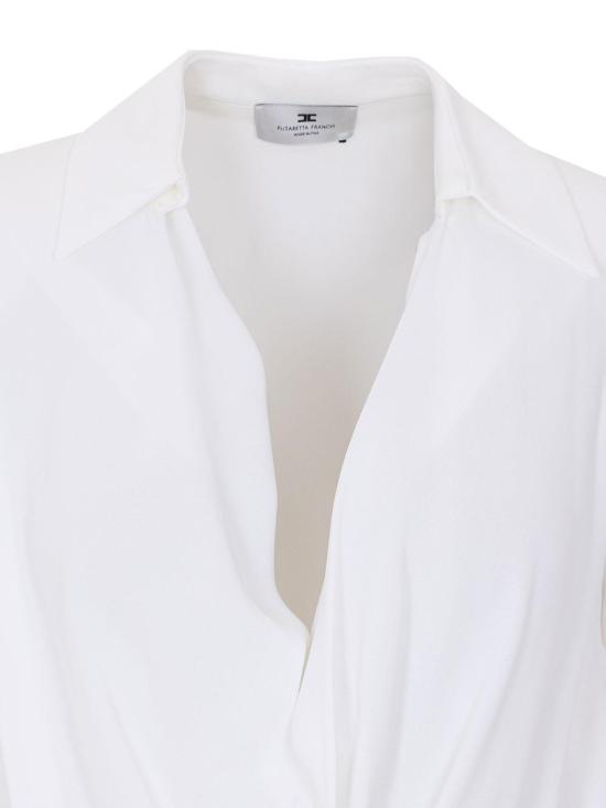 27SS 엘리자베타프랜치 민소매 티셔츠 CB00261E2360 White - ELISABETTA FRANCHI