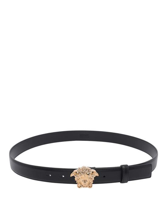 26SS 베르사체 가죽 벨트 1020766DVTP11B00V Black