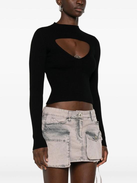 25FW 디젤 M-올리나 립드 울 점퍼 A189040PLBF 9XX - DIESEL