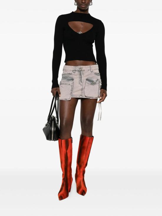 25FW 디젤 M-올리나 립드 울 점퍼 A189040PLBF 9XX - DIESEL