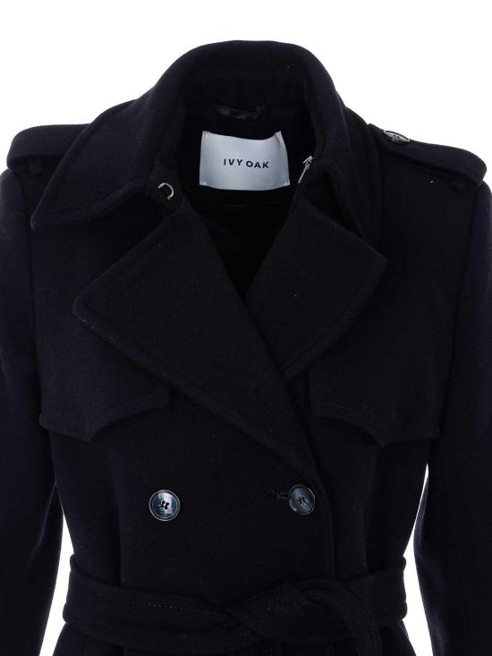 25FW 아이비앤오크 미디 스커트 IO111156BK999 Black - IVY & OAK