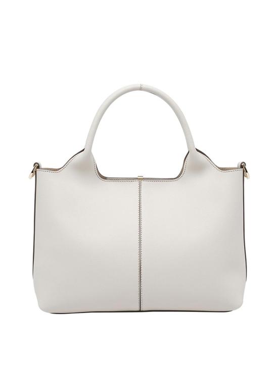 26SS 토즈 레더 스몰 쇼핑백 XBWEBRA0200UBL1O92 White - TODS