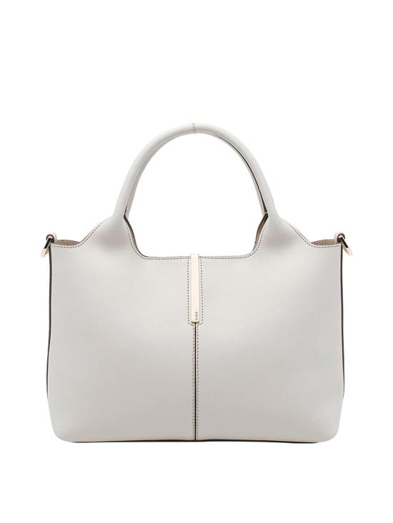 26SS 토즈 레더 스몰 쇼핑백 XBWEBRA0200UBL1O92 White