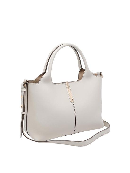 26SS 토즈 레더 스몰 쇼핑백 XBWEBRA0200UBL1O92 White - TODS
