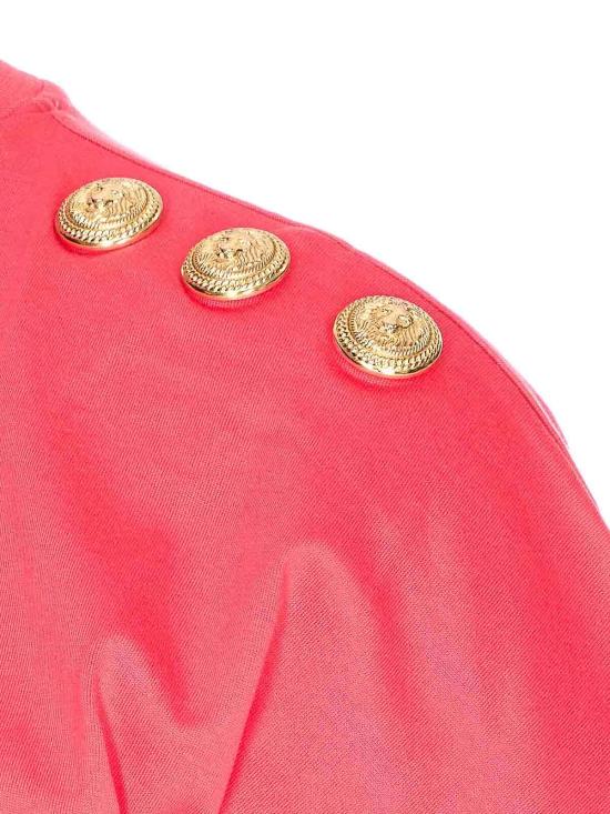 26SS 발망 반팔 티셔츠 EF002BD39OFW Multicolour - BALMAIN