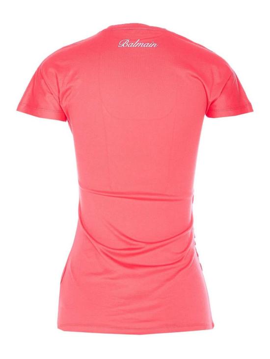 26SS 발망 반팔 티셔츠 EF002BD39OFW Multicolour - BALMAIN