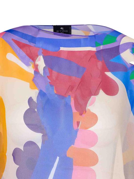 26SS 에트로 긴팔 티셔츠 WRJA0146AKE83S9820 Multicolour - ETRO