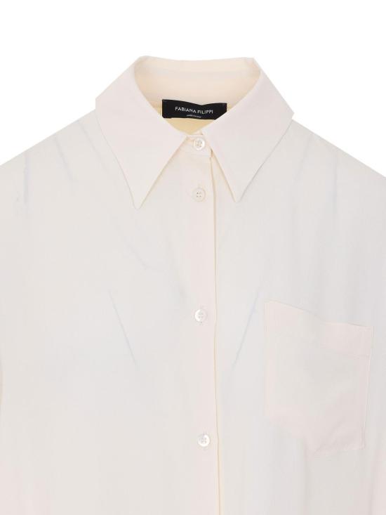 26SS 파비아나 필리피 셔츠 CAD266F301L7750145 White - FABIANA FILIPPI