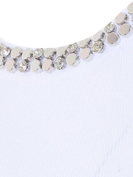 26SS 핑코 민소매 티셔츠 104109A35YZ04 White - PINKO