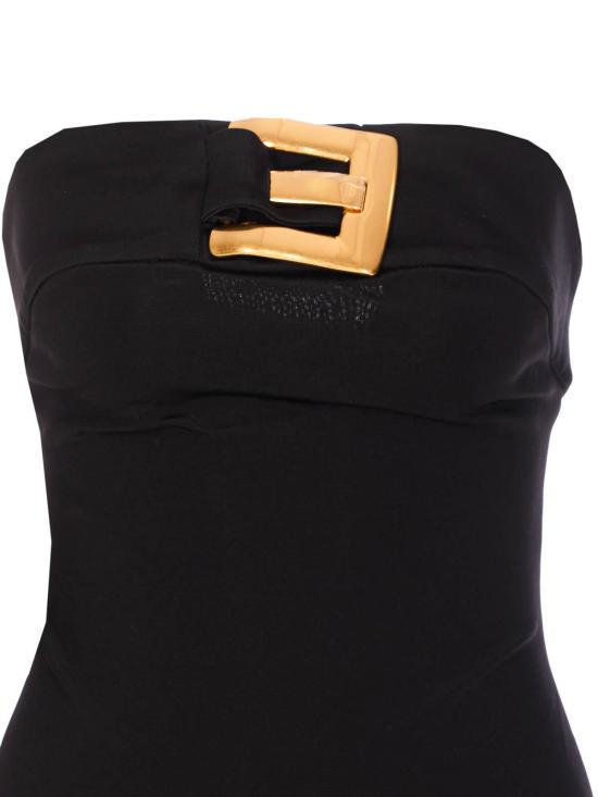 26SS 발망 롱 원피스 RG080JL050PA Black - BALMAIN