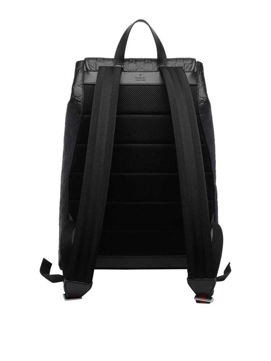 26SS 구찌 GG 엠블럼 미디움 백팩 854750AAFWC1048 Black - GUCCI