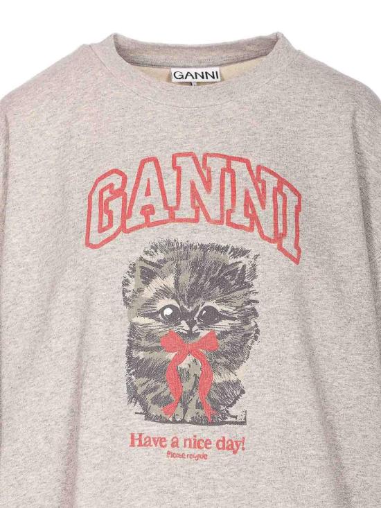 26SS 가니 키티 스웨트셔츠 A1060016920 Grey - GANNI