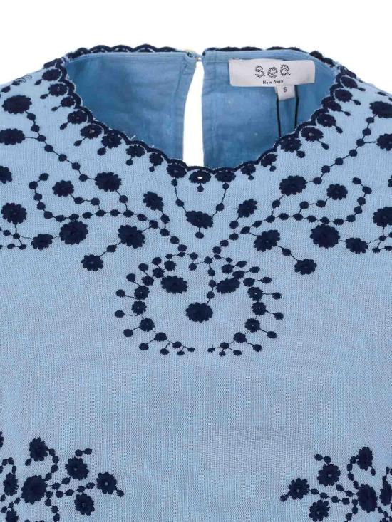 27SS 세아 민소매 티셔츠 113BLUE Blue - SEA