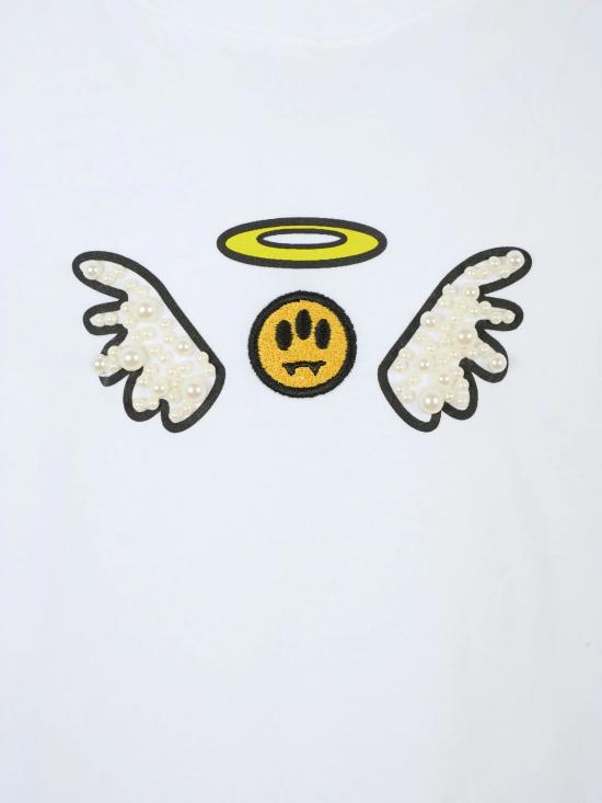 25FW [키즈] 바로우 티셔츠 F5BKJGTH185 002 OFF WHITE - BARROW