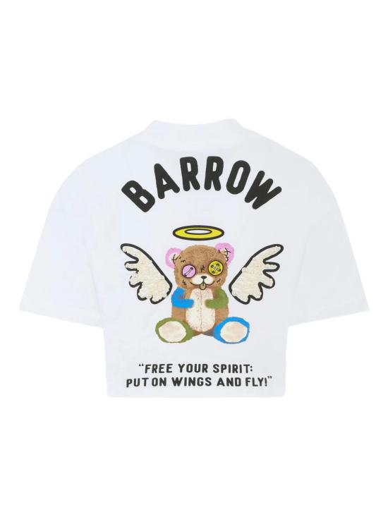 25FW [키즈] 바로우 티셔츠 F5BKJGTH185 002 OFF WHITE - BARROW