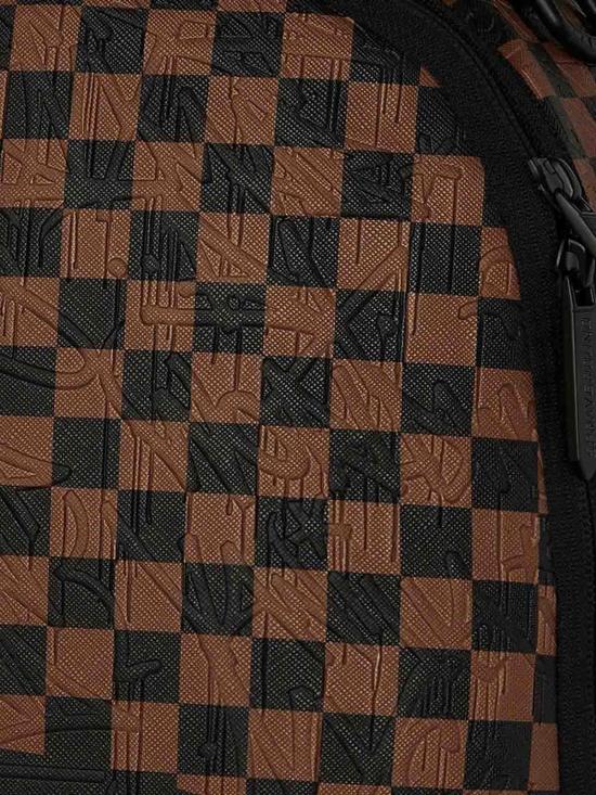 26SS 스프레이그라운드 백팩 B8232CHECK2EMBOSS Brown - SPRAYGROUND