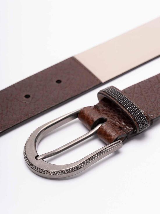 27SS 브루넬로 쿠치넬리 레귤러 벨트 M0JUMC31GC7891 Brown - BRUNELLO CUCINELLI