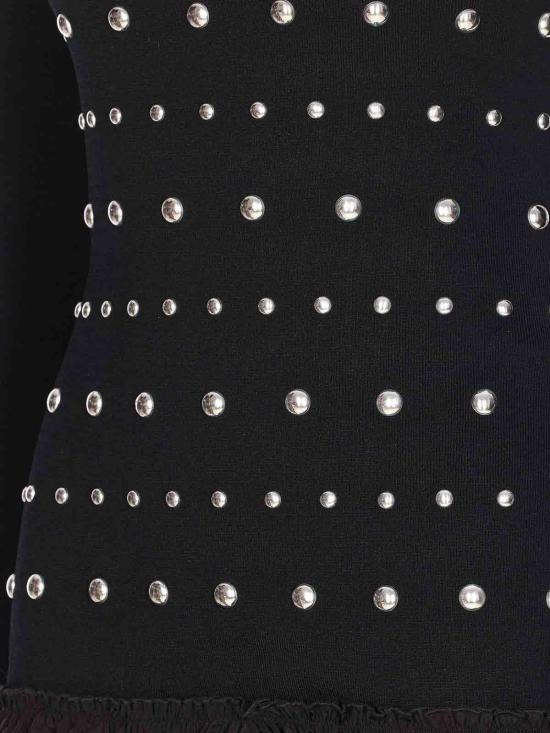 27SS 리우조 긴팔 티셔츠 WA6094MS55N22222 Black - LIU JO