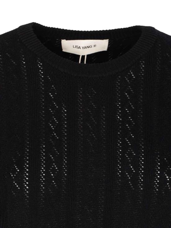 26SS 리사 양 반팔 티셔츠 2026070OR Black - LISA YANG