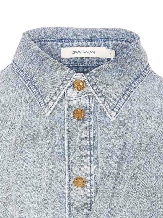 26SS 짐머만 민소매 티셔츠 6771TC261 Blue - ZIMMERMANN