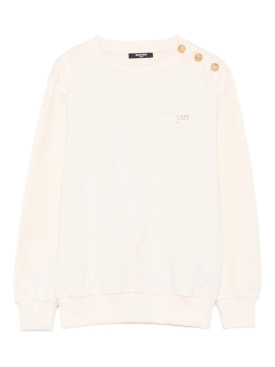 25FW [키즈] 발망 캐시미어 니트 BX4R10Z3183 109OR