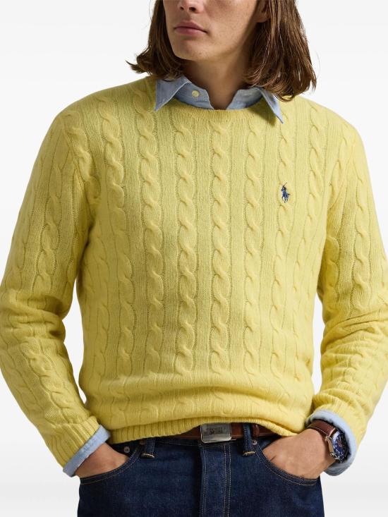 25FW 랄프 로렌 스웨터 710876762030 FALL YELLOW - RALPH LAUREN