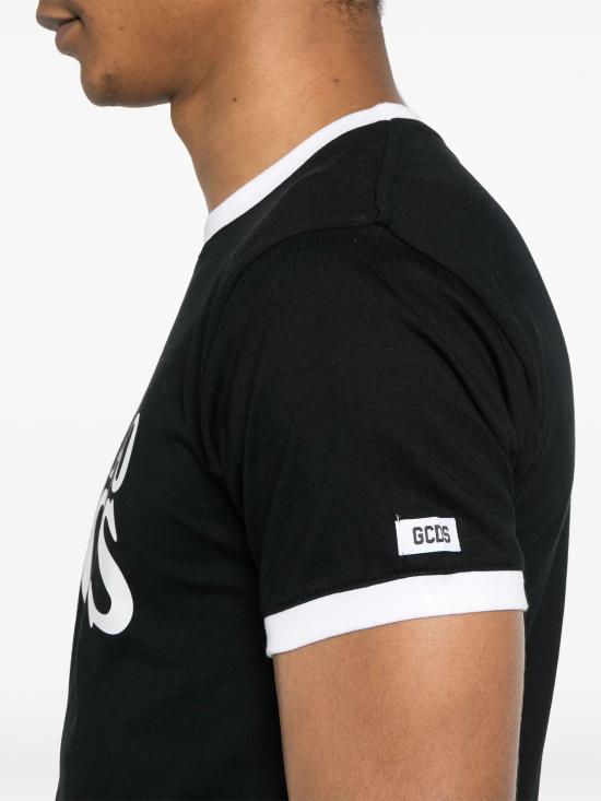 25SS 지씨디에스 반팔 티셔츠 A2OU2308JG4 99 BLACK - GCDS