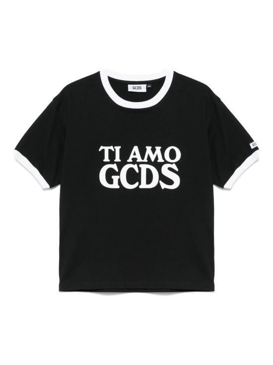 25SS 지씨디에스 반팔 티셔츠 A2OU2308JG4 99 BLACK
