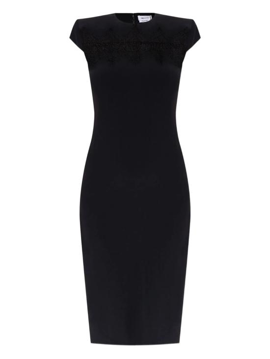 25FW 알렉산더 맥퀸 롱 원피스 830138QEAAA 1000 BLACK