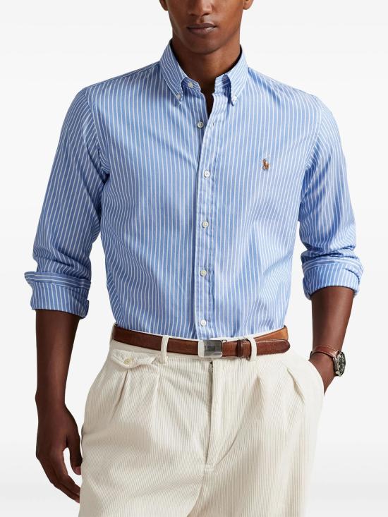 25FW 랄프 로렌 긴팔 셔츠 710886462004 BLUE WHITE - RALPH LAUREN